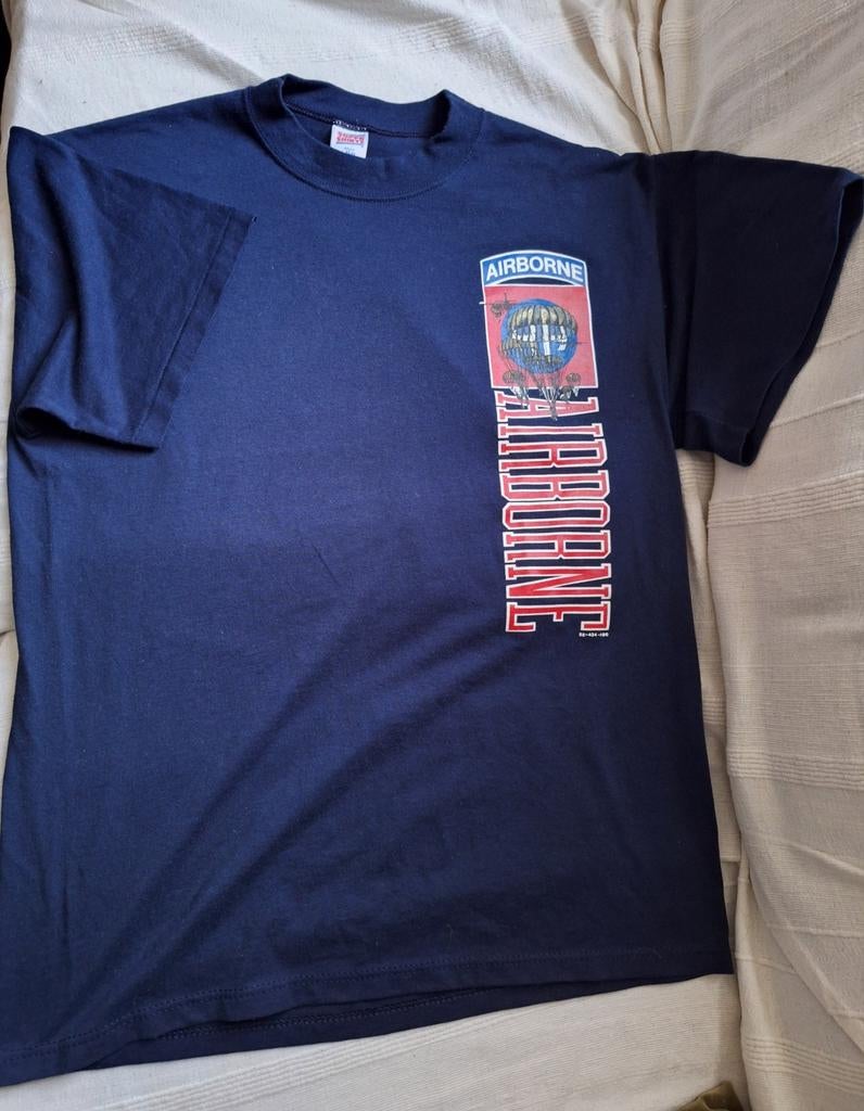 Origineel T shirt  82nd Airborne Fort Bragg size 42-44 USA, Verzenden, Landmacht, Amerika, Kleding of Schoenen