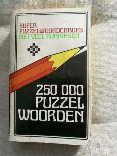 J.M. van Zundert - Puzzelwoordenboek, Ophalen of Verzenden, Minder dan 500 stukjes, Gebruikt, Puzzelboek