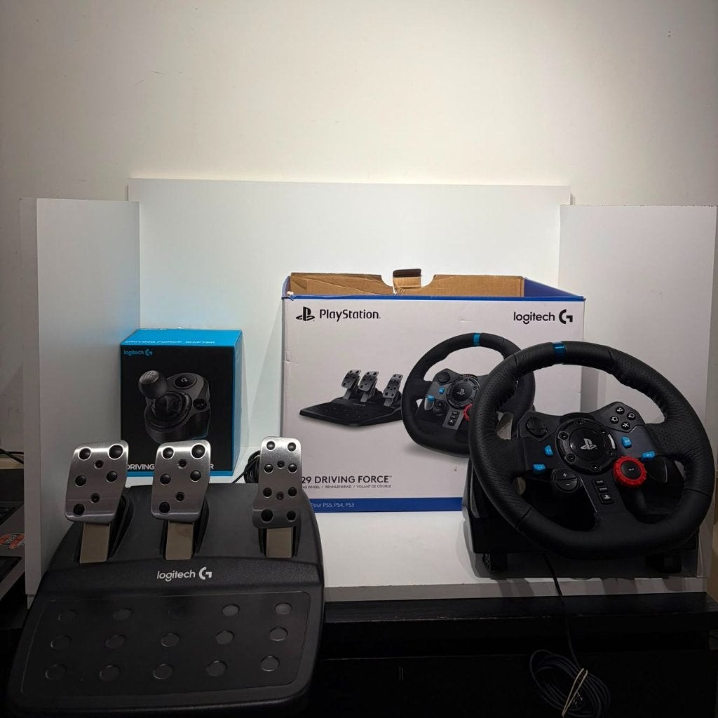 Logitech G29 Driving Force Compleet + Shifter Voor PS5/4/3, Computers en Software, Joysticks, Ophalen of Verzenden, Nieuw