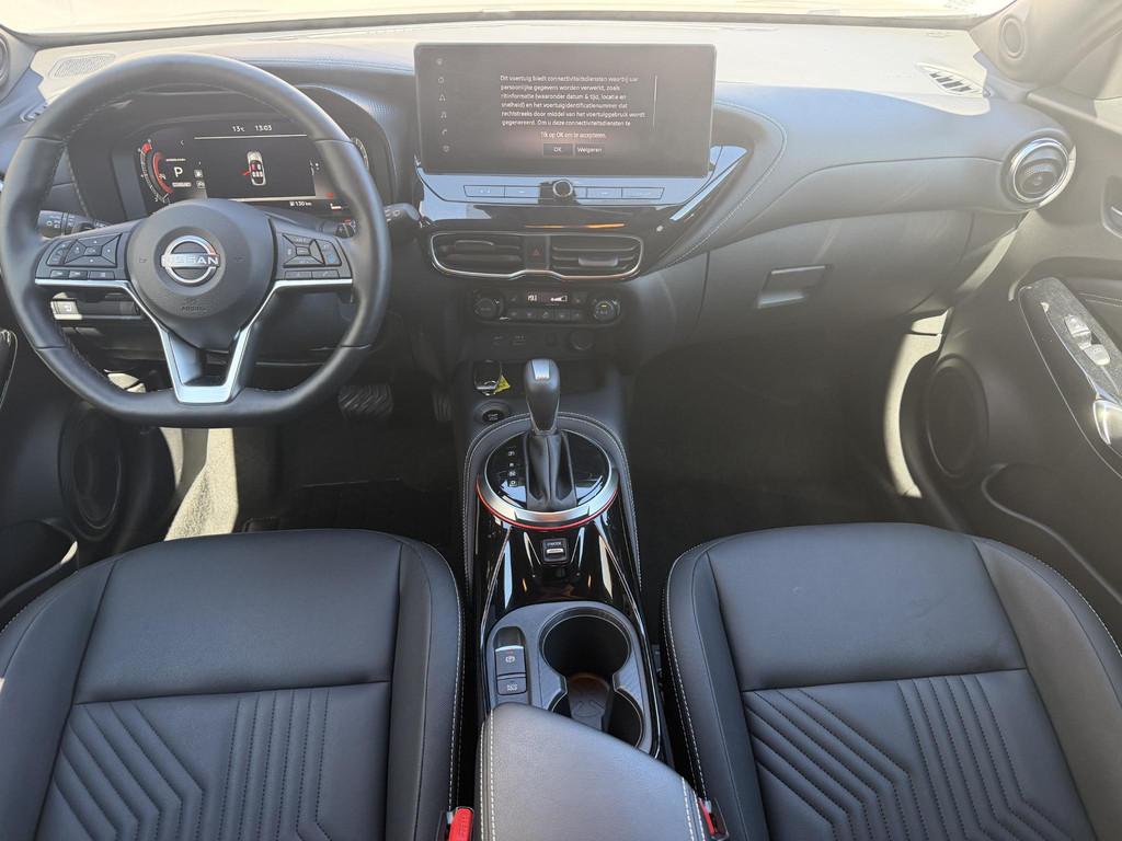 Nissan Juke 1.0 DIG-T Tekna Automaat / Fabrieksgarantie tot, Euro 6, Leder en Stof, Bedrijf, 3 cilinders