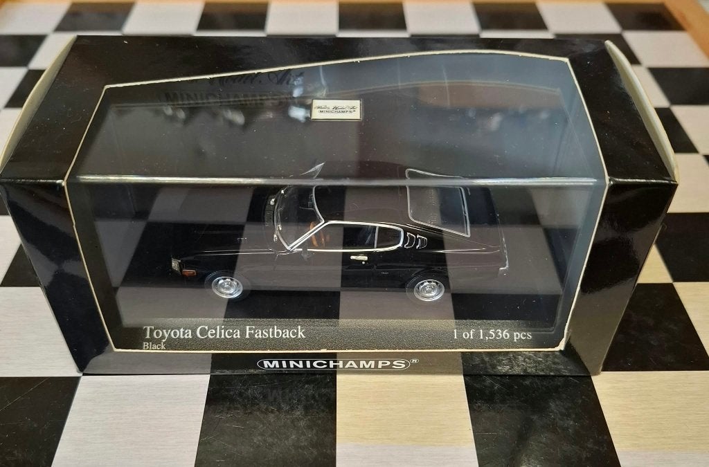 TOYOTA CELICA LB2000 GT ZWART MINICHAMPS, Ophalen of Verzenden, Nieuw, Auto, MiniChamps