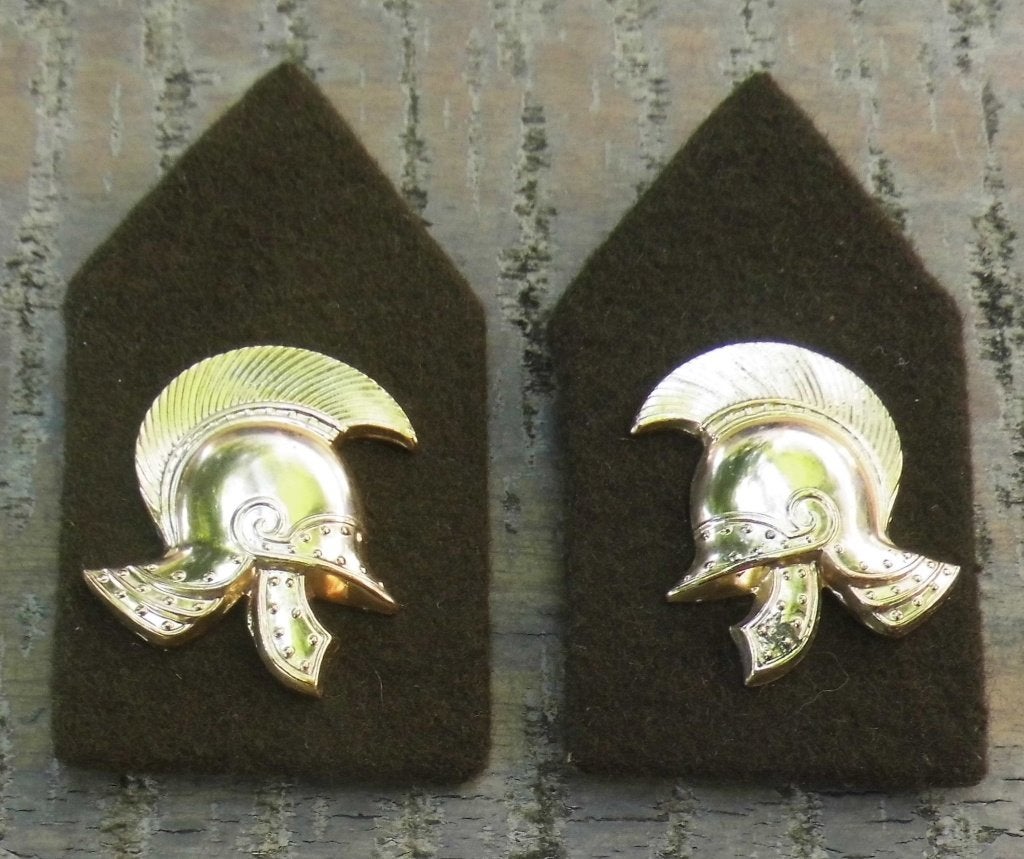 Kraagstukken regiment genietroepen, Verzamelen, Militaria | Algemeen, Verzenden, Landmacht, Nederland, Embleem of Badge