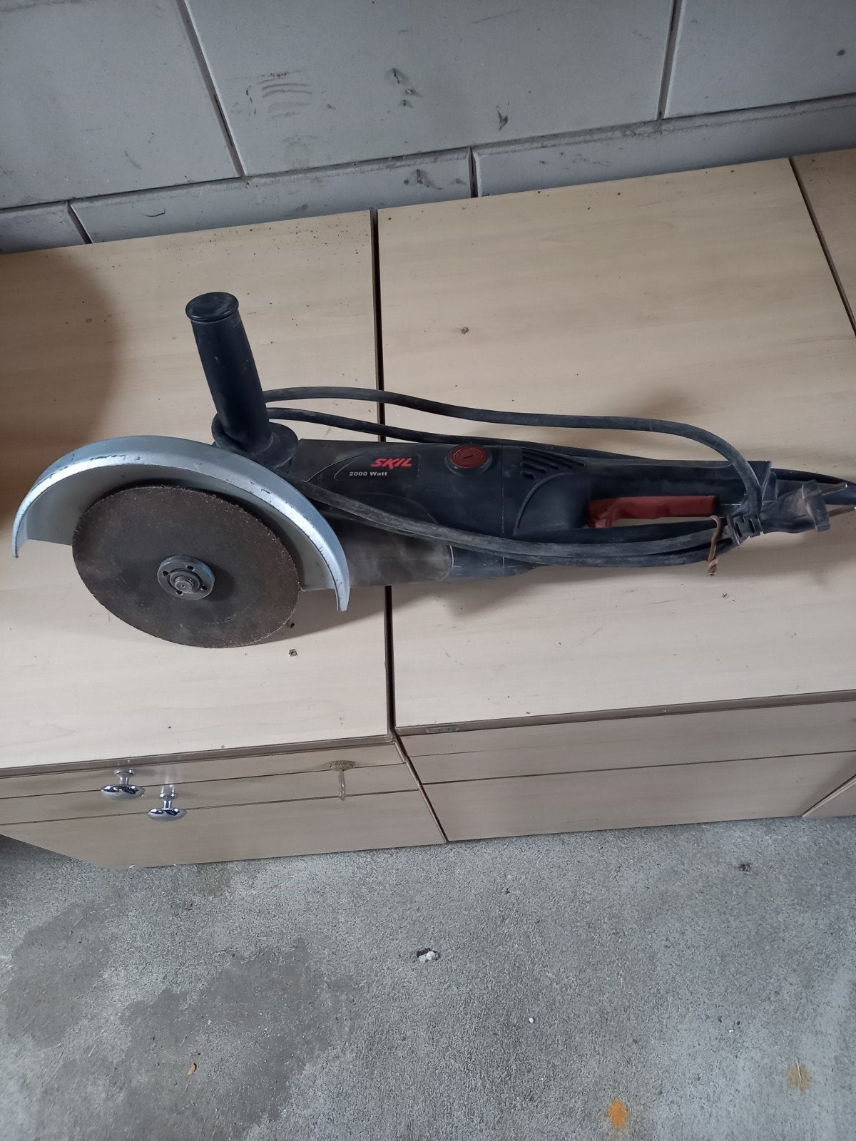 Grote slijptol, Ophalen, Gebruikt, 1000 watt of meer, Haakse handslijpmachine