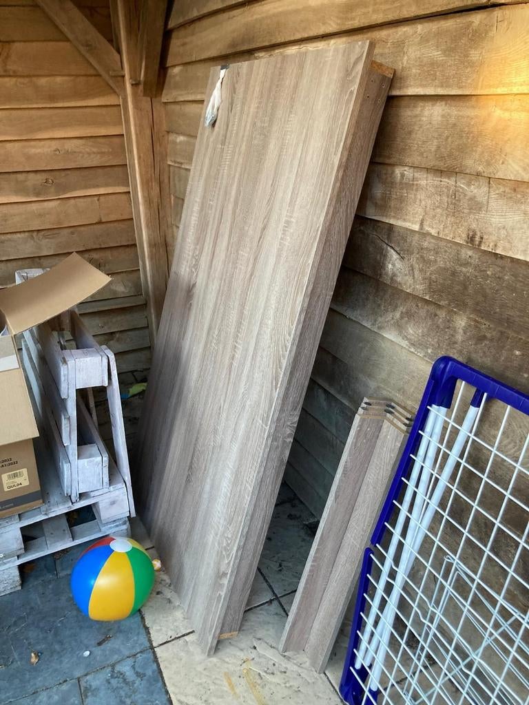Tafel 160x90 met lichte beschadiging aan één kant, Huis en Inrichting, Tafels | Eettafels, Ophalen, Gebruikt, 50 tot 100 cm, 150 tot 200 cm