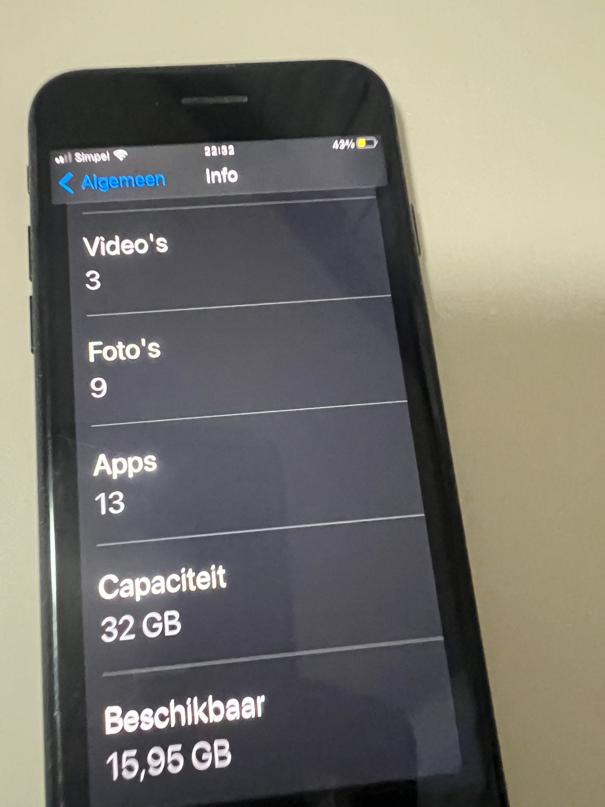 iPhone 7 Zwart 32GB - Goede staat, Telecommunicatie, Mobiele telefoons | Apple iPhone, Gebruikt, Zwart, 32 GB, Ophalen of Verzenden