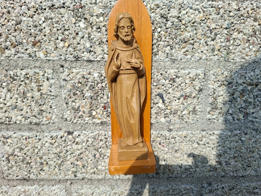 mooi gaaf antiek jezus christus beeld heilig hart beeld, Ophalen of Verzenden