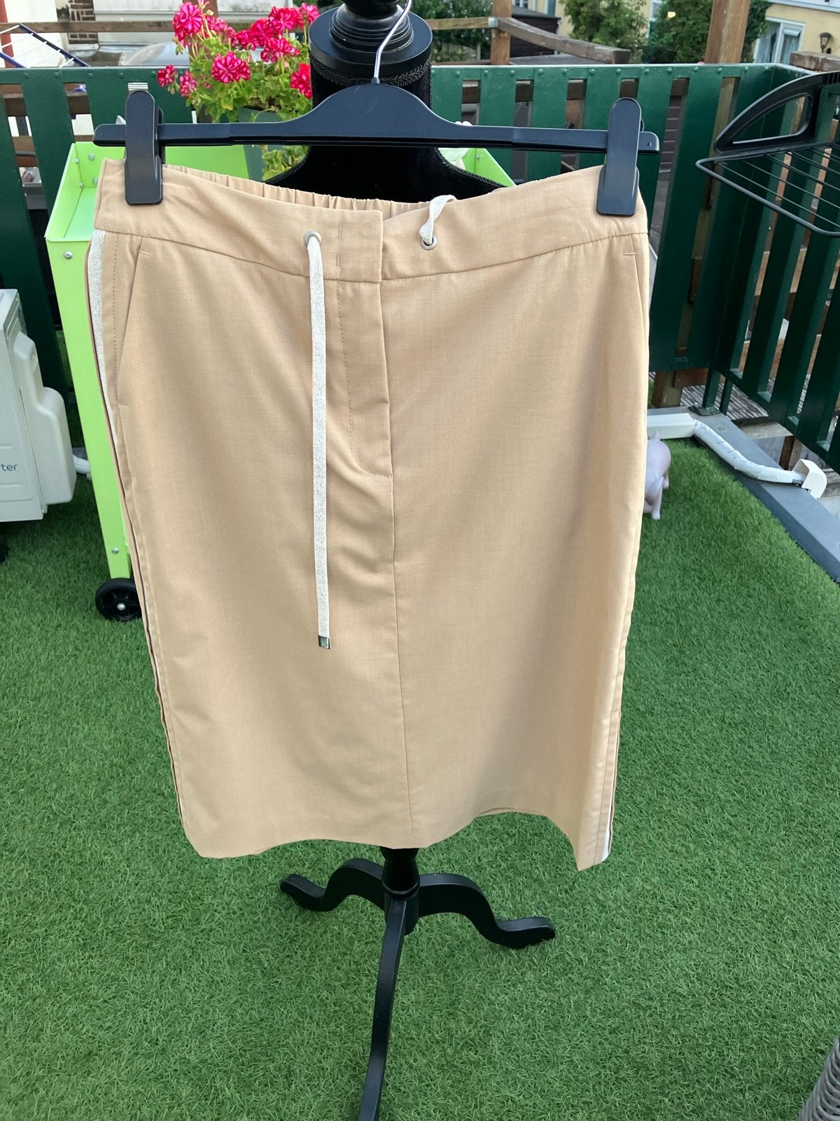 Peserico Rok - Prachtige Kwaliteit, Maat 44, Kleding | Dames, Rokken, Beige, Maat 42/44 (L), Ophalen of Verzenden, Zo goed als nieuw