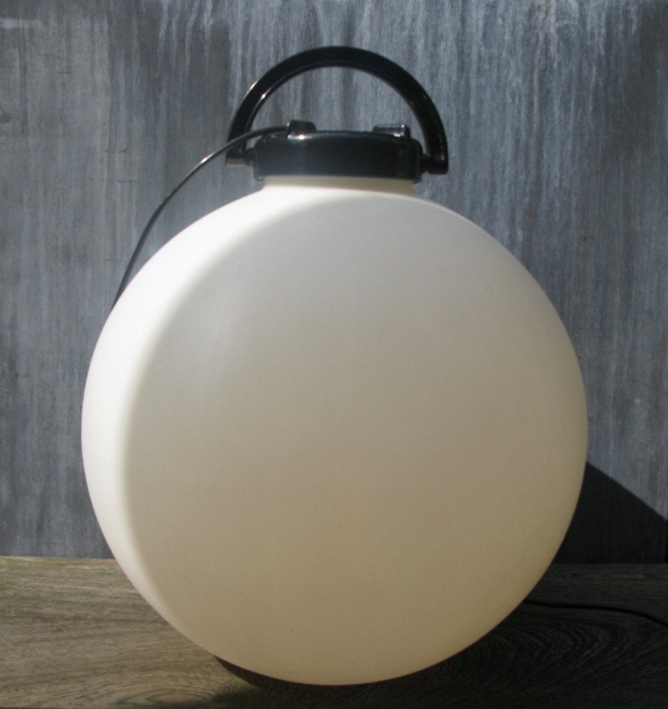 "TAMA" TAFEL/VLOER/HANGLAMP DESIGN ISAO HOSOE VALENTI, Gebruikt, 42 cm, Met schakelaar, Wit