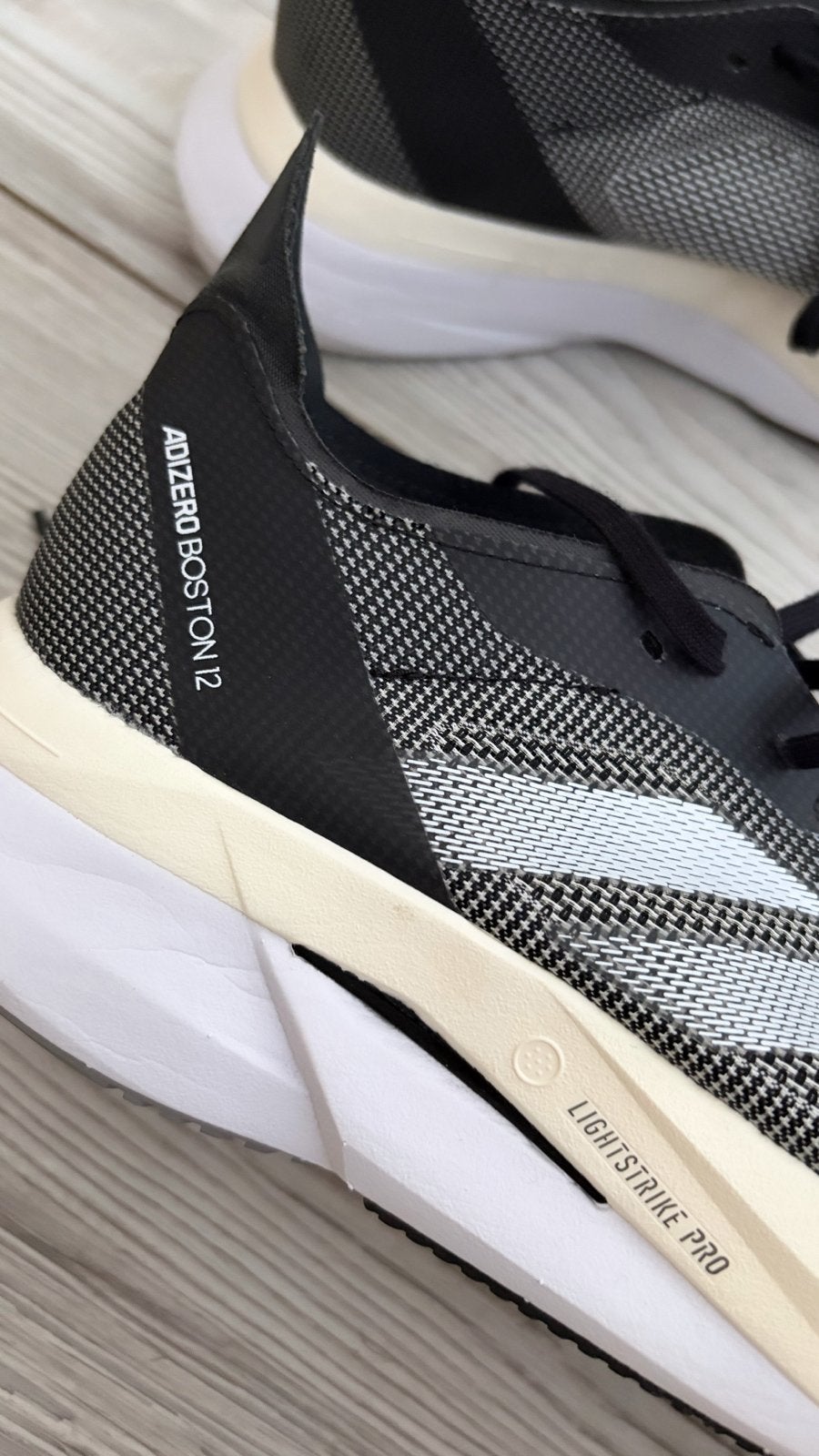 Adidas Adizero Boston 12 Hardloopschoenen, Ophalen of Verzenden, Nieuw, Zwart, Sportschoenen