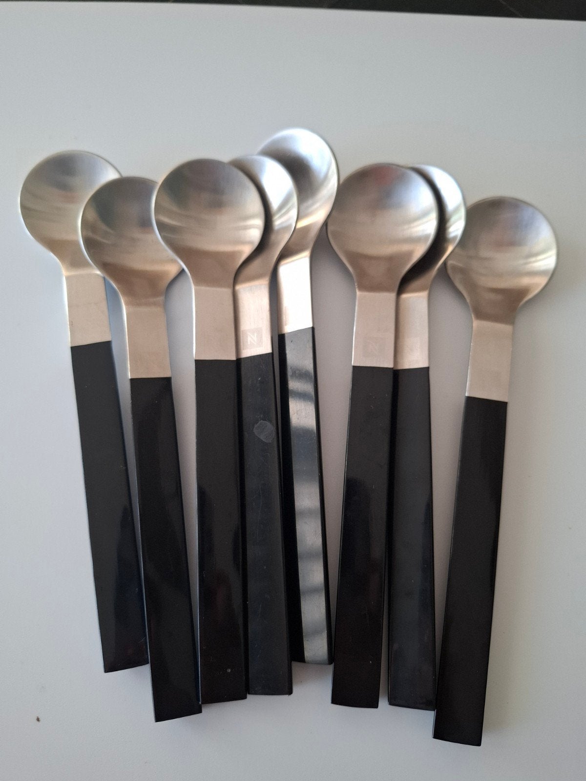 Set van 8 Nespresso lepels, zwart, Ophalen of Verzenden