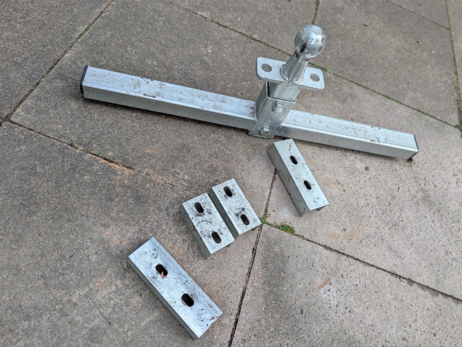 Disseladapter fietsendrager, Ophalen