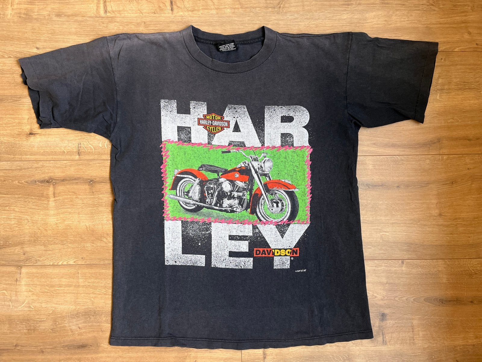 Prachtig vintage Harley Davidson T-shirt, Ophalen of Verzenden, Gedragen, Maat 52/54 (L), Overige kleuren