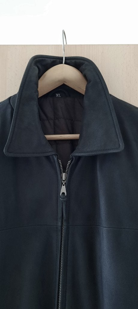 Nieuw LEREN HERENJAS 54/56 PIET ZOOMERS DONKERBRUIN / BRUIN, Maat 52/54 (L), Bruin, PIET ZOOMERS, Nieuw
