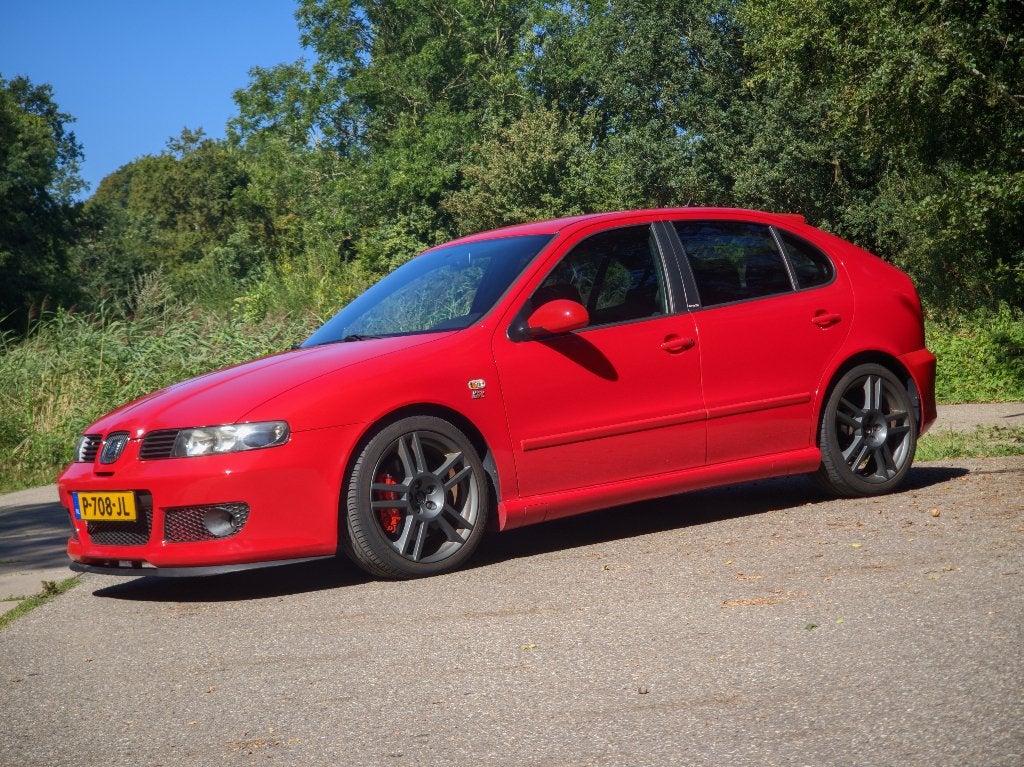 Seat leon Cupra R 2005 1M 225PK BAM, Voorwielaandrijving, 1349 kg, Stof, Zwart
