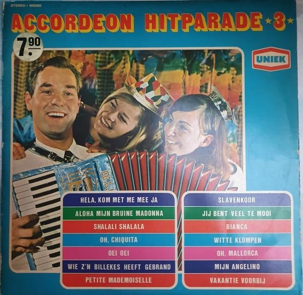 Te koop gevraagd Accordeon Hitparade 3 uit 1973, Cd's en Dvd's, Ophalen of Verzenden, Zo goed als nieuw, Overige formaten, Pop