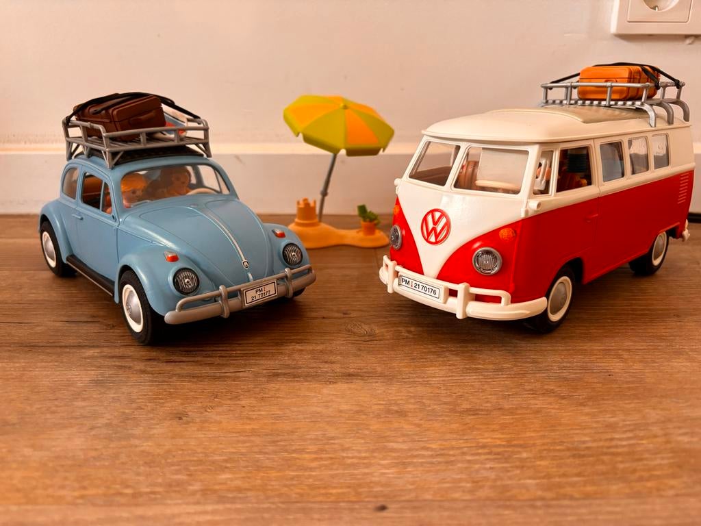 Playmobil Camper en Kever Set, Ophalen, Gebruikt, Complete set