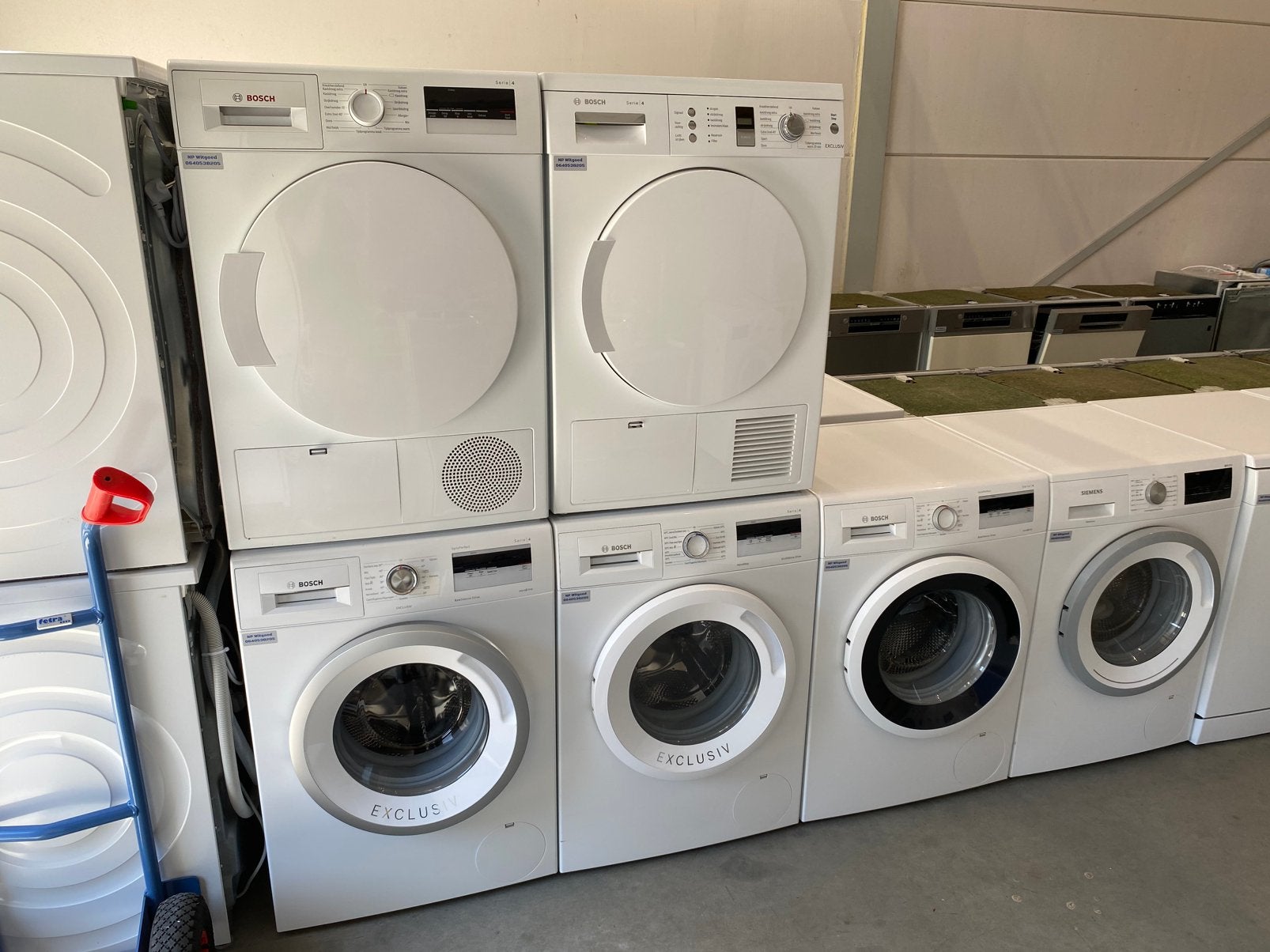 Wasmachines, Drogers En Vaatwassers! Veel op Voorraad Bosch!, Ophalen, Zo goed als nieuw