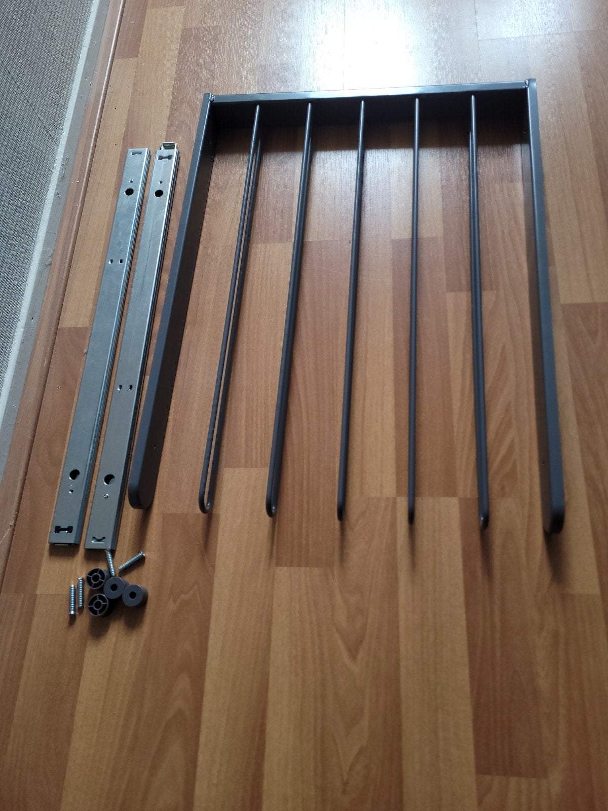 Ikea komplement uitschuifbaar broeken rek 43 cm, Ophalen, Minder dan 50 cm, Zo goed als nieuw, Minder dan 100 cm