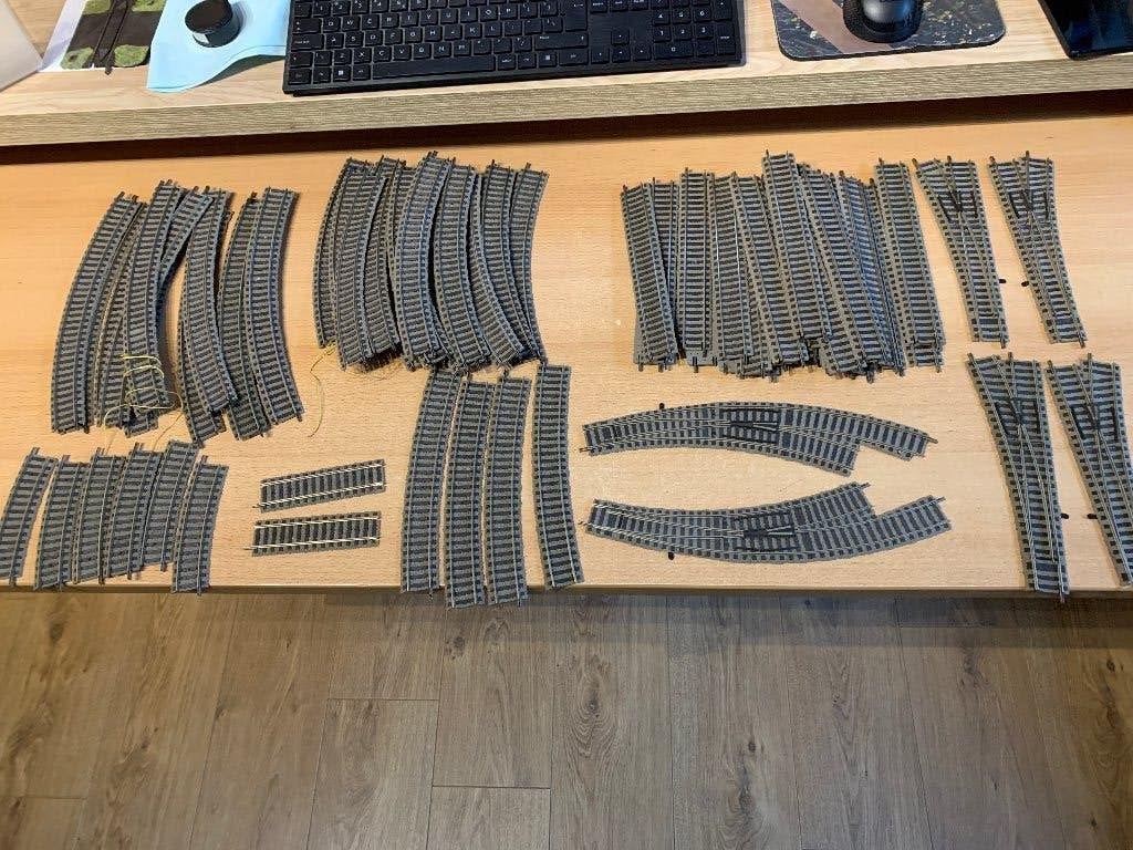 Fleischmann  PROFI  RAIL  leuk partijtje, Gebruikt, Gelijkstroom, Fleischmann, Rails