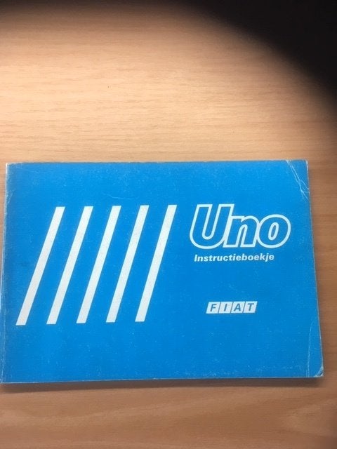 Fiat Uno Instructieboekje  1988  NL, Ophalen of Verzenden