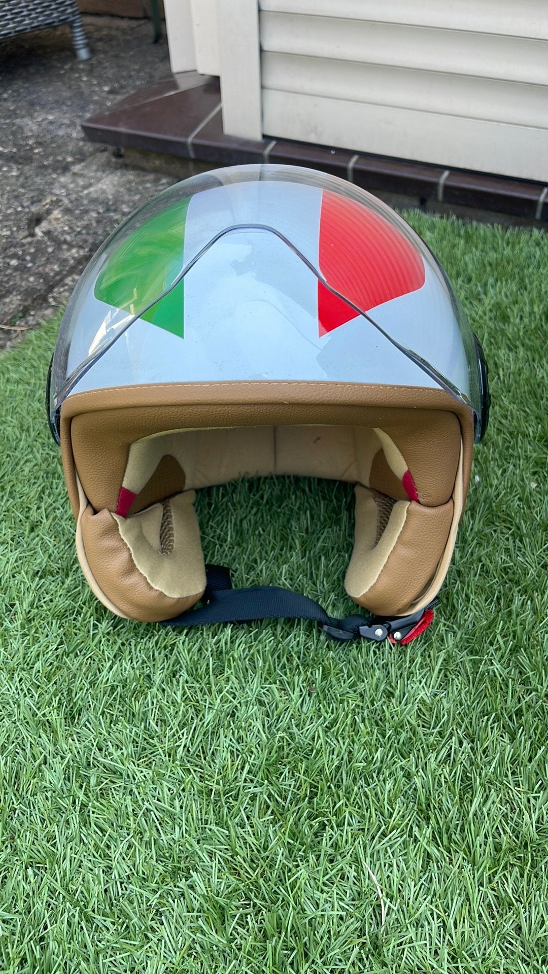 Helm nieuw met italiaanse kleuren, Ophalen, Nieuw, Small