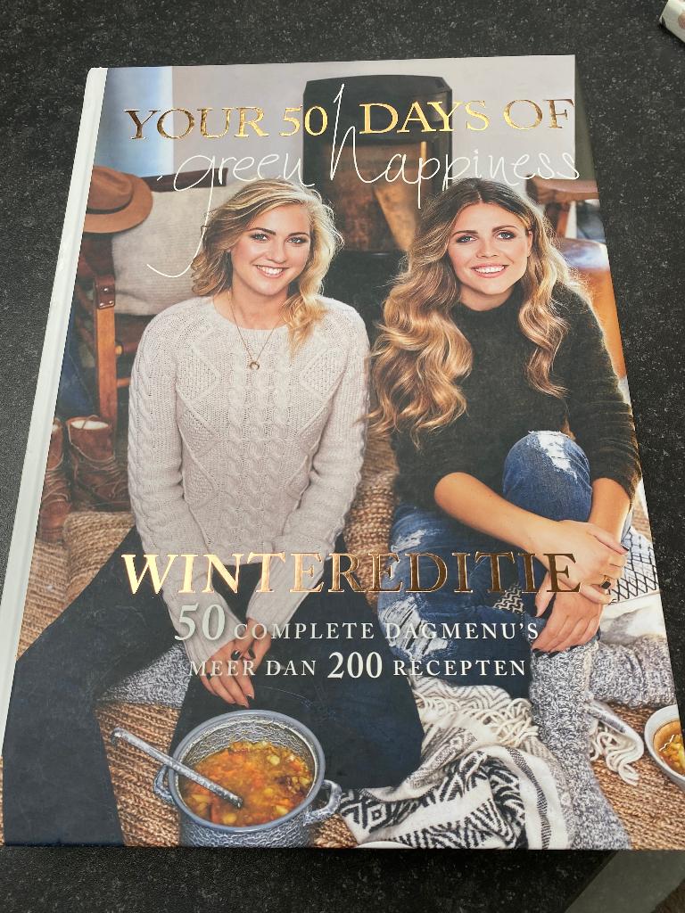 Kookboek Your Fifty days of happiness wintereditie, Ophalen of Verzenden, Zo goed als nieuw, Vegetarisch