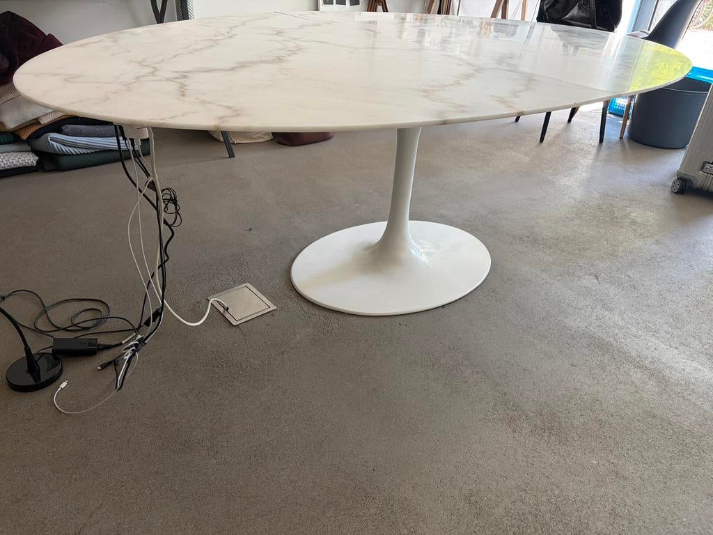 GRATIS Marmeren tafel (gebroken blad), Ophalen, Gebruikt