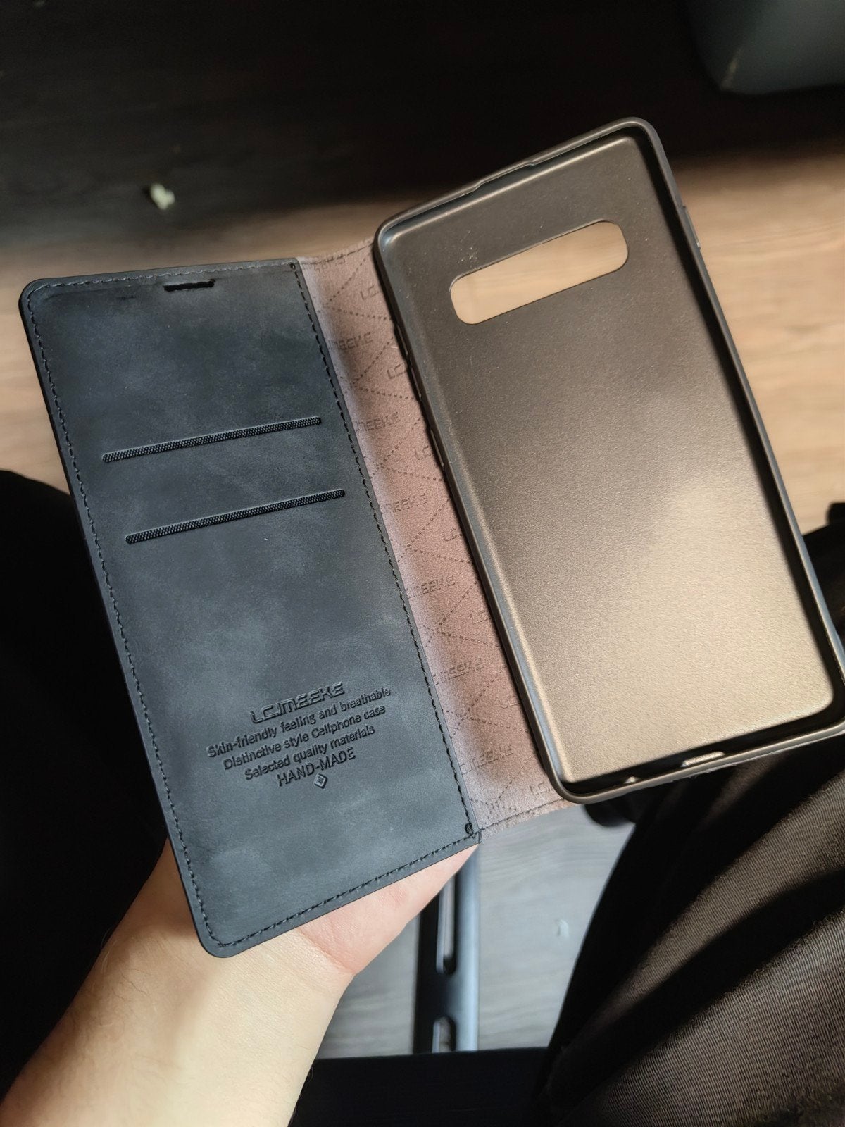 Lcjmeeke Flipcase en Screenprotector voor Samsung S10, Ophalen of Verzenden, Nieuw, Flipcase