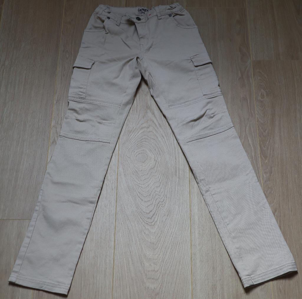 Caprice de fille meisjes spijkerbroek MT 152 12 jaar (Beige), Kinderen en Baby's, Kinderkleding | Maat 152, Ophalen of Verzenden