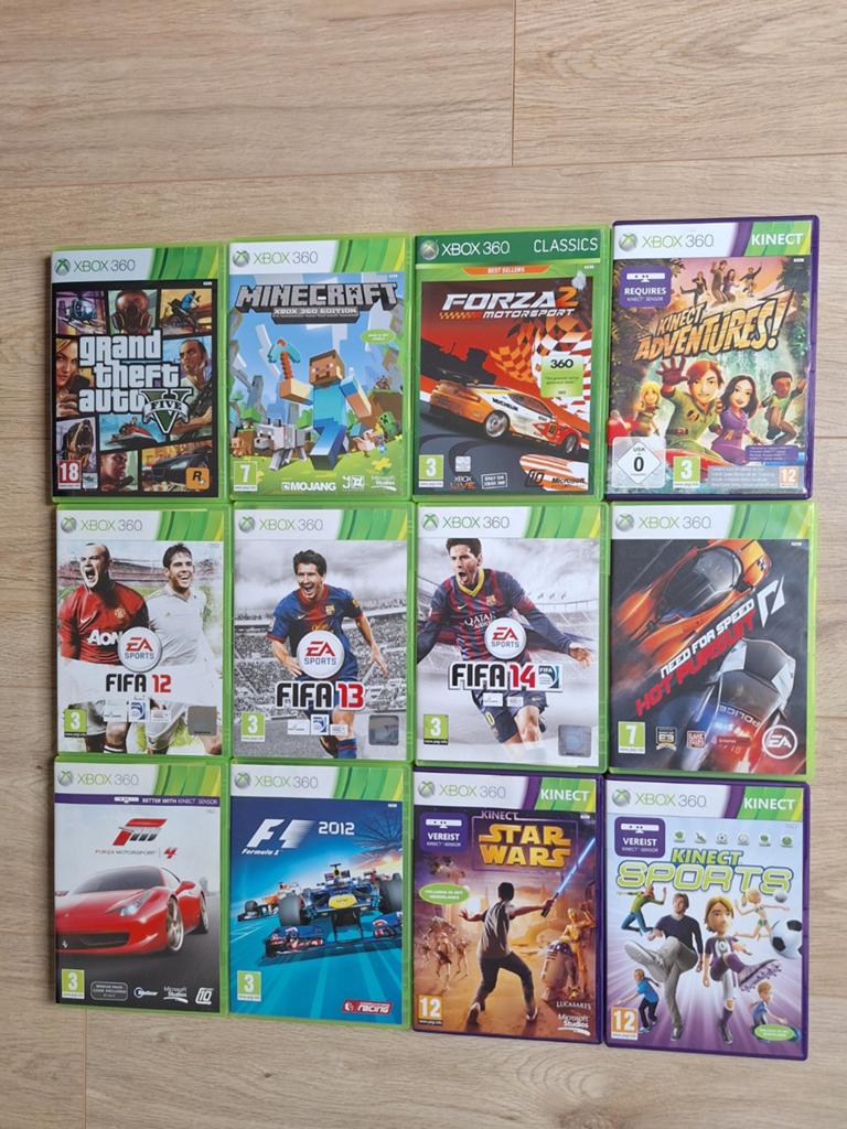 Grote collectie Xbox 360 games: GTA, Minecraft etc., Spelcomputers en Games, 3 spelers of meer, Ophalen, Sport, Vanaf 3 jaar