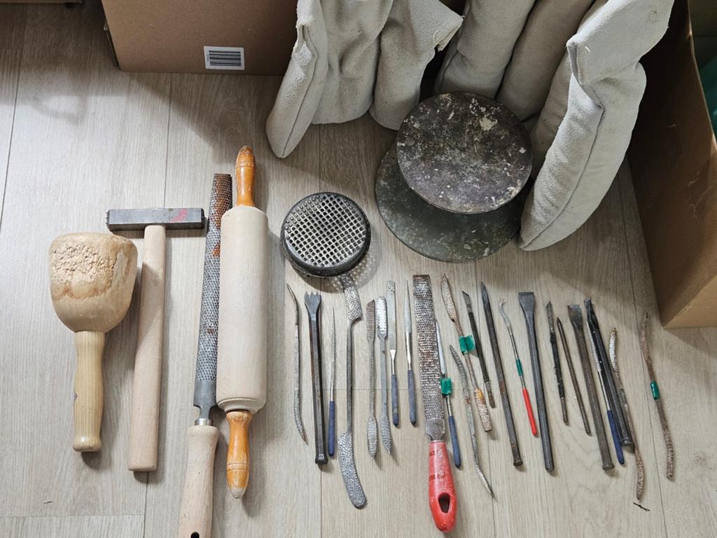 Gereedschap steenbewerking ., Ophalen of Verzenden