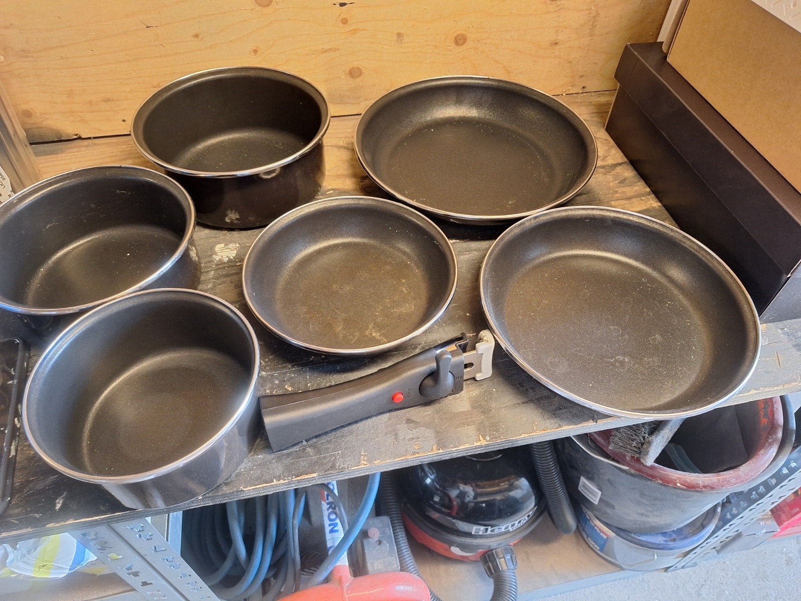 camping pannenset 6 delig, Ophalen, Zo goed als nieuw