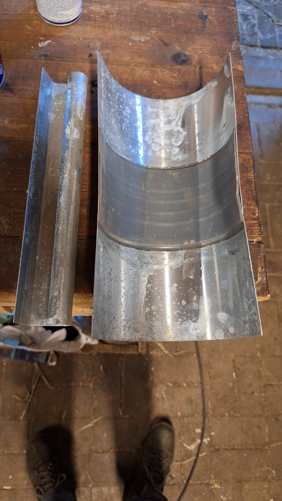 nieuwe Zinken Expansiestuk / Dilatatiestuk voor Dakgoot, Gebruikt, Ophalen of Verzenden, Zink, Minder dan 2 meter