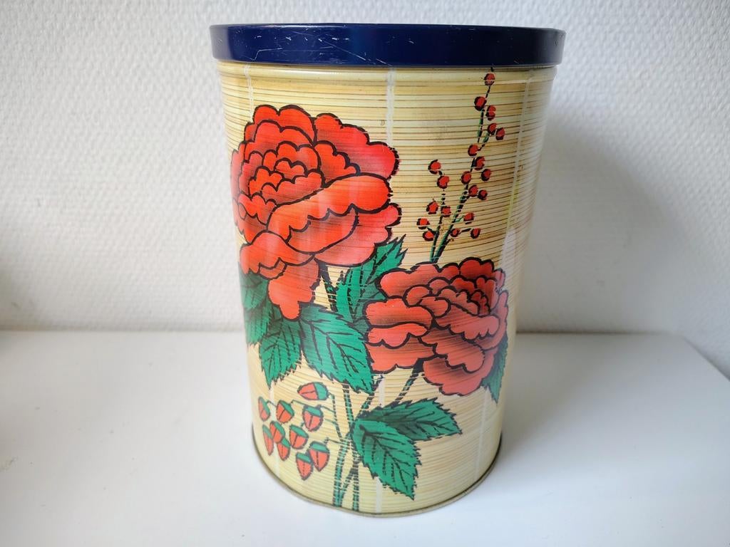 Vintage voorraadblik, Verzamelen, Blikken, Ophalen of Verzenden