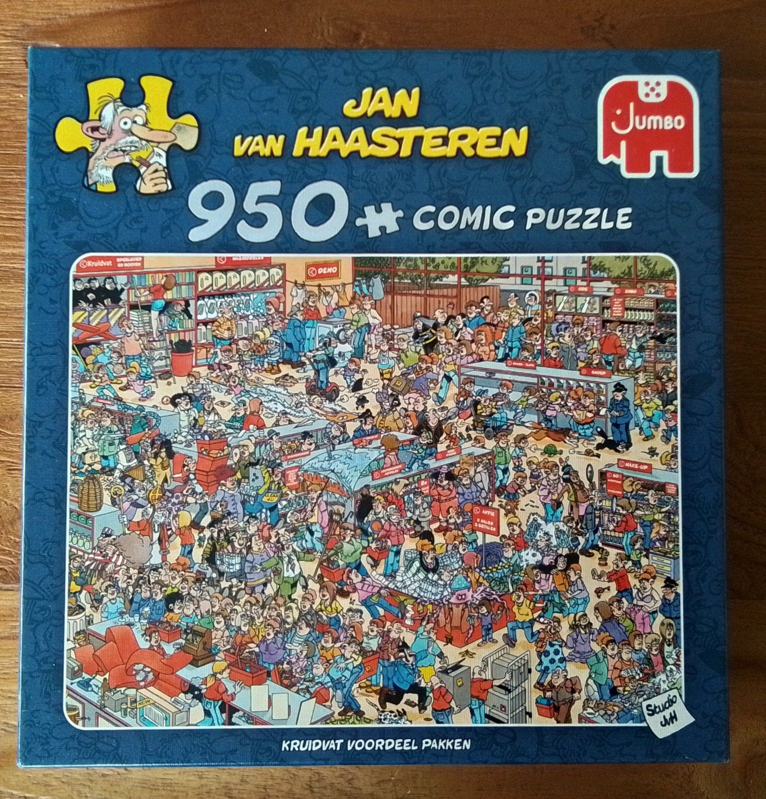 Jan van Haasteren: Kruitvat 950 stukjes., Ophalen, 500 t/m 1500 stukjes, Zo goed als nieuw