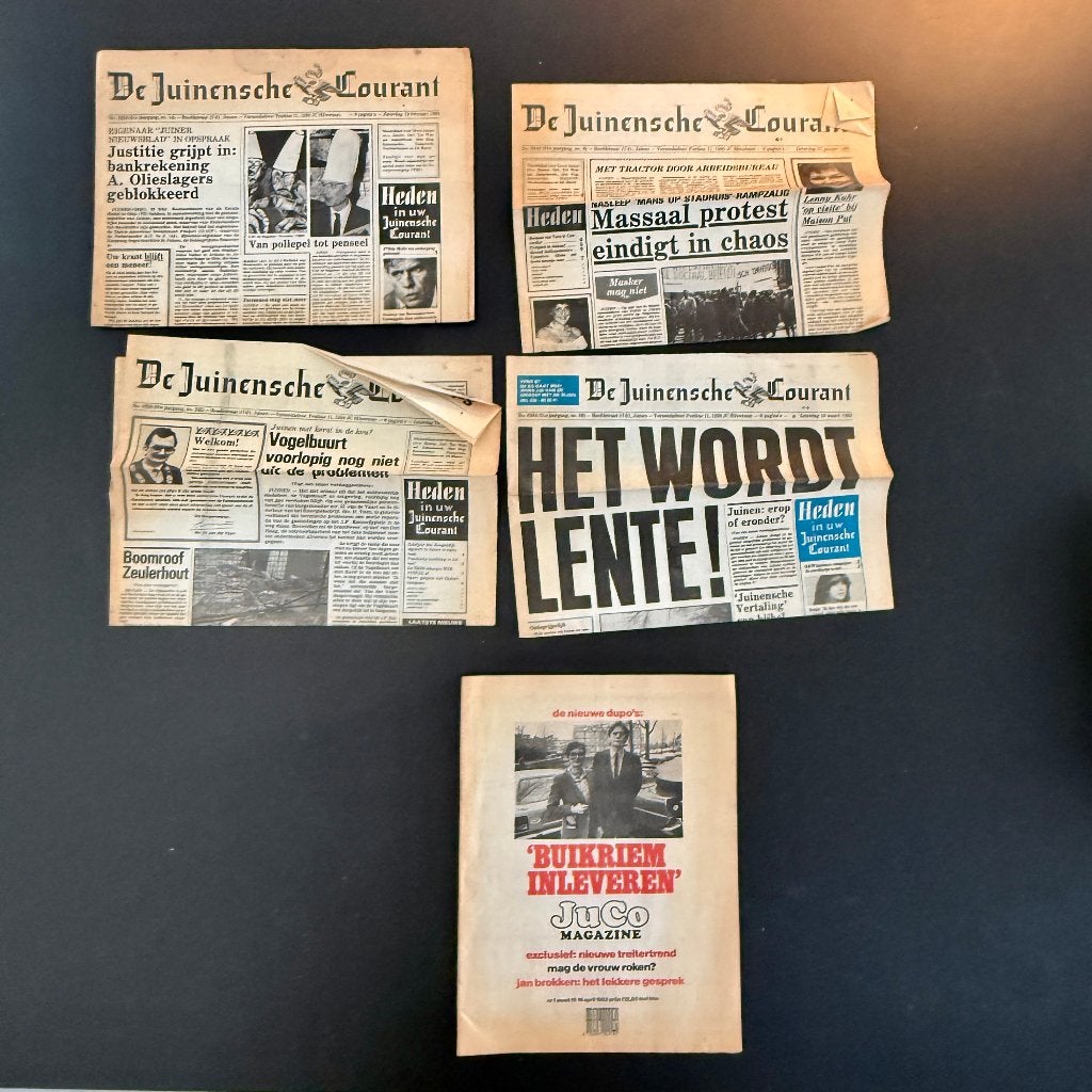 Koot & Bie (vintage drukwerk), Ophalen of Verzenden, 1980 tot heden, Krant
