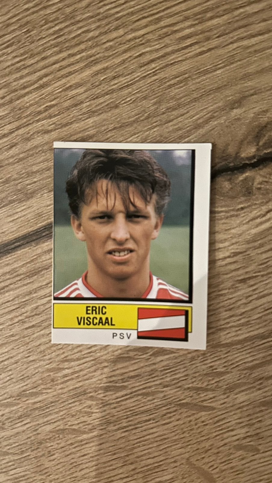 Panini Voetbal 88 plaatje Eric Viscaal PSV, Verzenden, Zo goed als nieuw, Plaatje