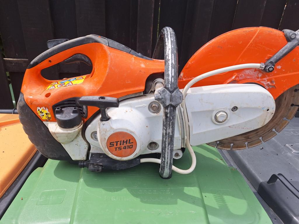 Stihl ts410 bandenzaag, Ophalen, 1200 watt of meer, Kettingzaag, 70 mm of meer