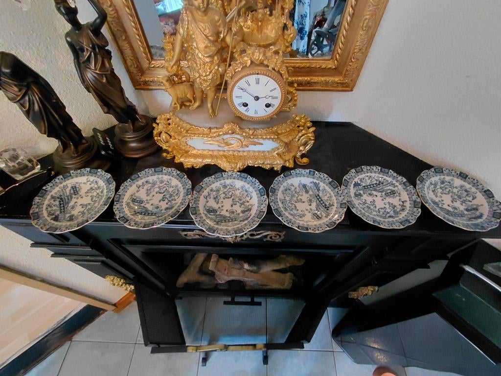 6 oude Chinese porseleinen schaaltjes gemerkt, Ophalen of Verzenden
