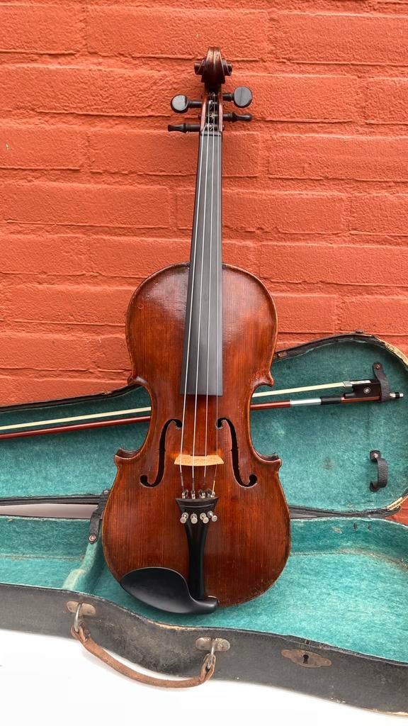 Oude viool, Muziek en Instrumenten, Strijkinstrumenten | Violen en Altviolen, Gebruikt, Viool, Ophalen of Verzenden, 4/4-viool