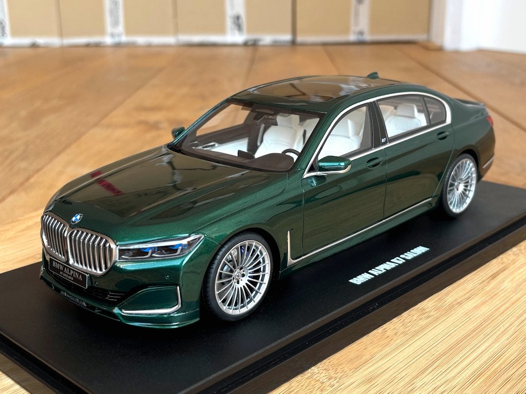 BMW Alpina B7 LWB groen 1:18 GT Spirit GT942 nieuw in doos, Ophalen of Verzenden, Nieuw, Auto, Overige merken