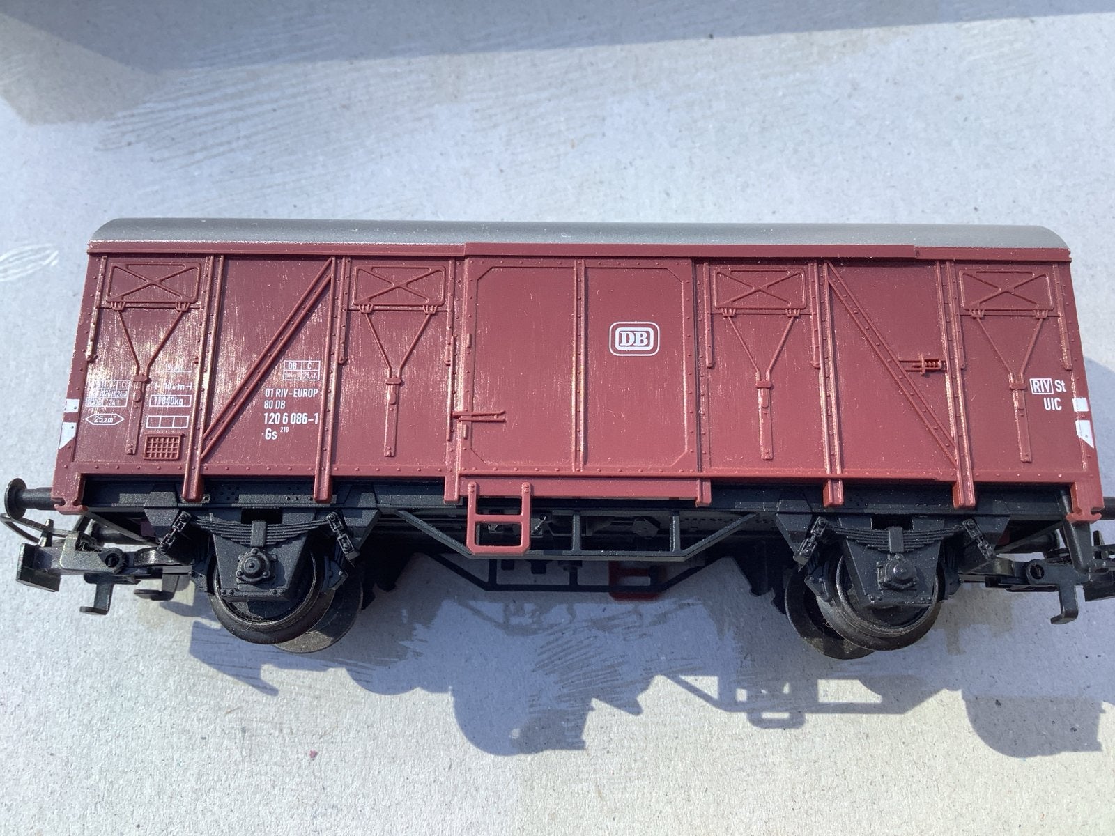 Märklin H0 4410 Gesloten Goederenwagon DB, Wisselstroom, Wagon, Ophalen of Verzenden, Zo goed als nieuw