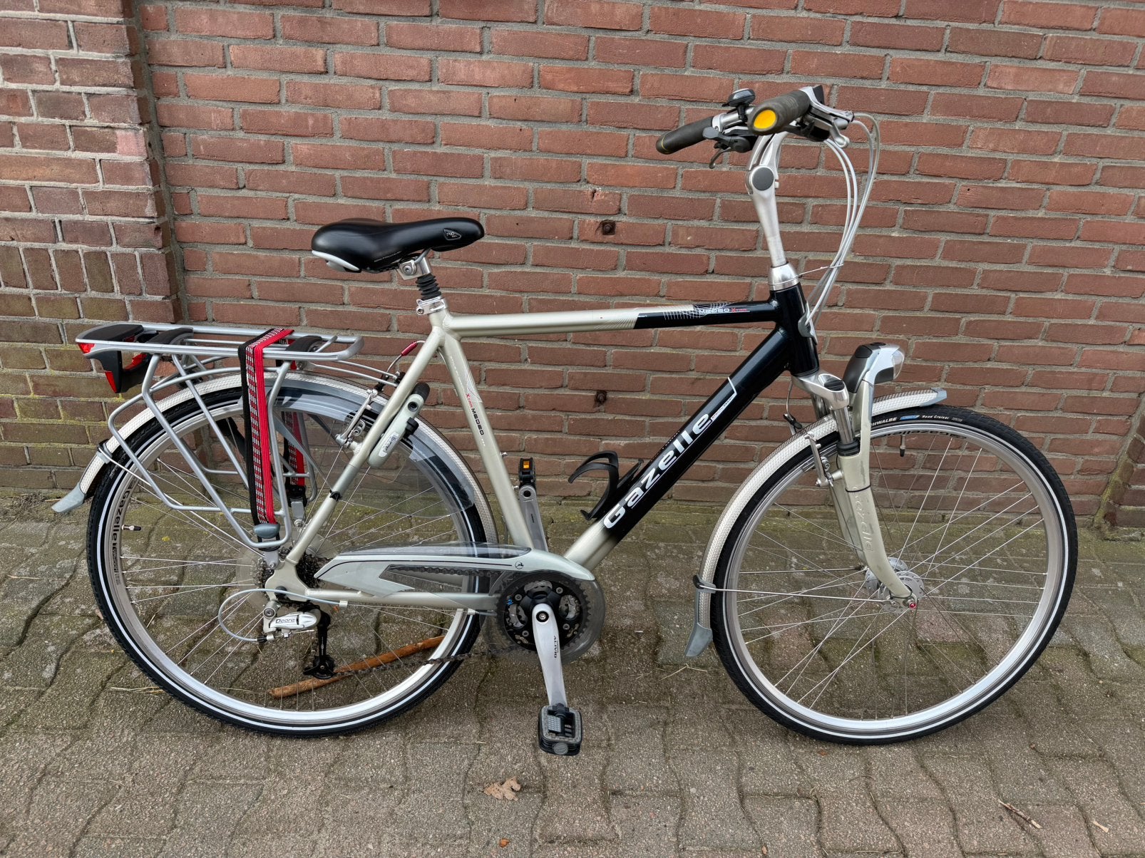 zeer nette gazelle medeo xtra herenfiets toerfiets fiets, Ophalen, 28 inch, Vering, Zo goed als nieuw