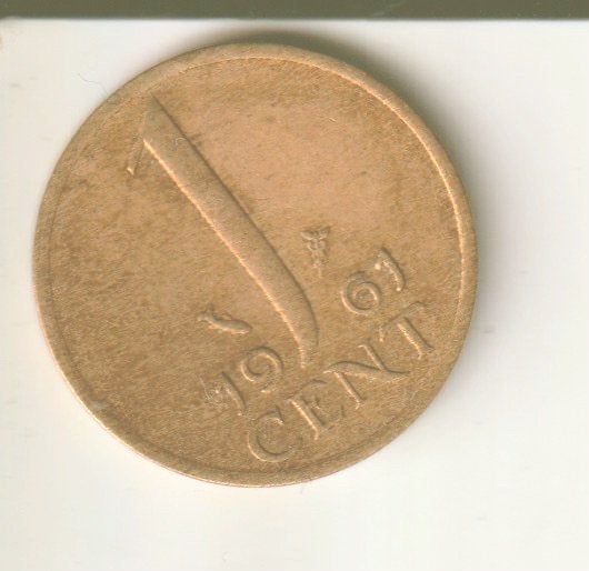 1 cent 1961 nederland, Postzegels en Munten, Munten | Nederland, Verzenden, Koningin Juliana, 1 cent