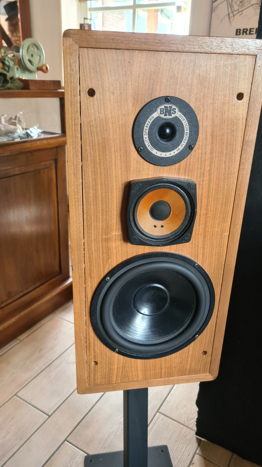 BNS 394B Speakers - Vintage Hifi Geluid, Audio, Tv en Foto, Luidsprekers, Ophalen of Verzenden, Gebruikt, Front, Rear of Stereo speakers