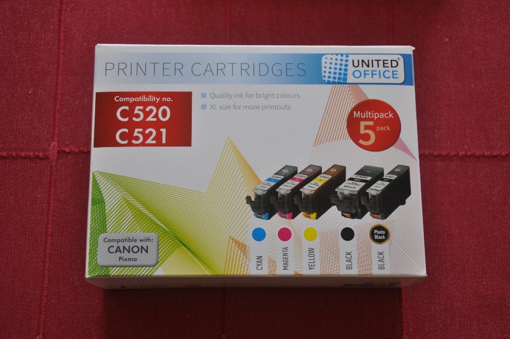 Canon Compatible printer cartridges C520 / C521, Ophalen of Verzenden, Nieuw, Cartridge, United Office