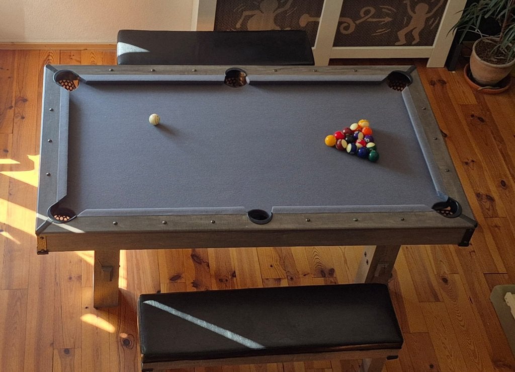 Pooltafel / tafeltennistafel / eettafel, Ophalen, Zo goed als nieuw, Pooltafel