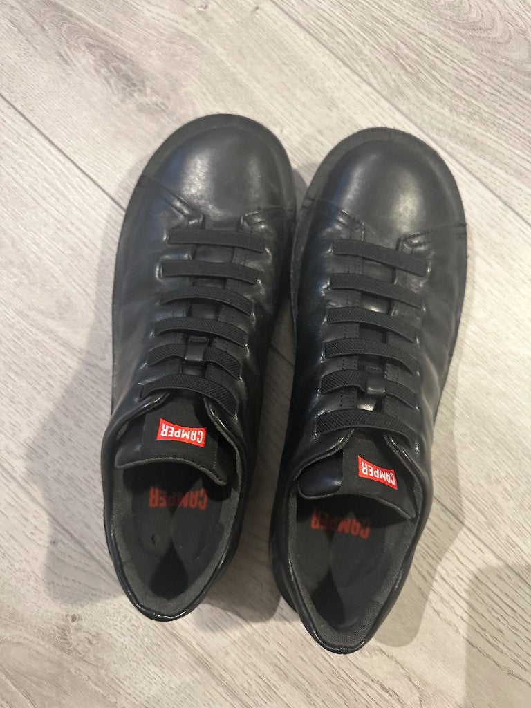 Camper Beetle heren schoenen – zwart leer – maat 45, Kleding | Heren, Zwart, Camper, Ophalen of Verzenden, Sneakers of Gympen