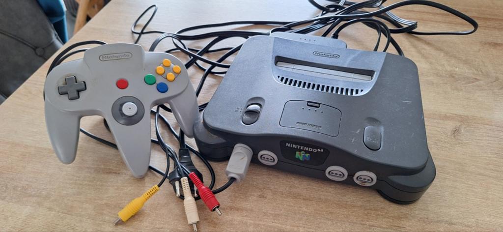 Nintendo 64 Console met Controller en Kabels, Ophalen of Verzenden, Gebruikt, Met 1 controller