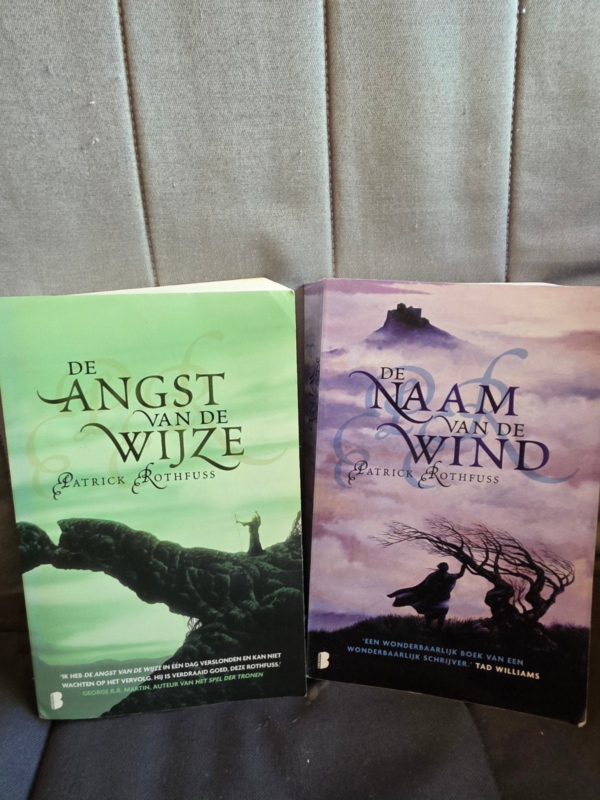 De Naam van de Wind & De Angst van de Wijze Patrick Rothfus, Boeken, Ophalen of Verzenden, Gelezen, Patrick Rothfuss